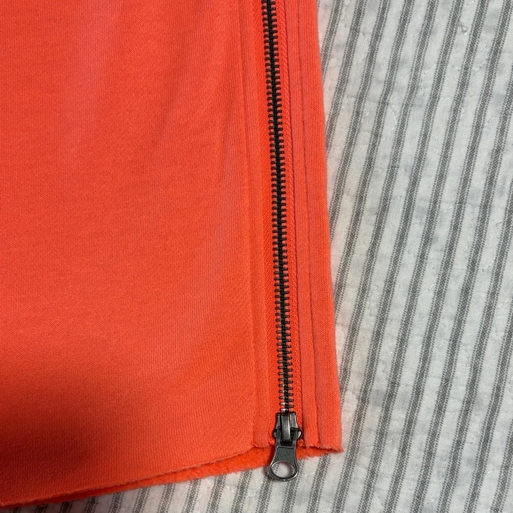 Urban Outfitters Out From Under Zippy Wide Leg Pants ~ XS ~ Heathered Tangerine - Picture 2 of 10